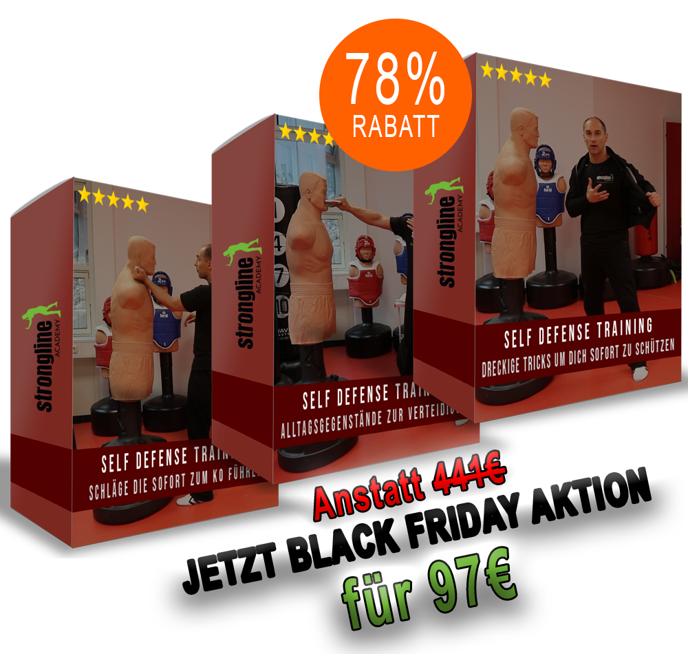 Black Friday Aktion 2022 Black Friday Aktion 2022 - Strongline Academy - Selbstverteidigung