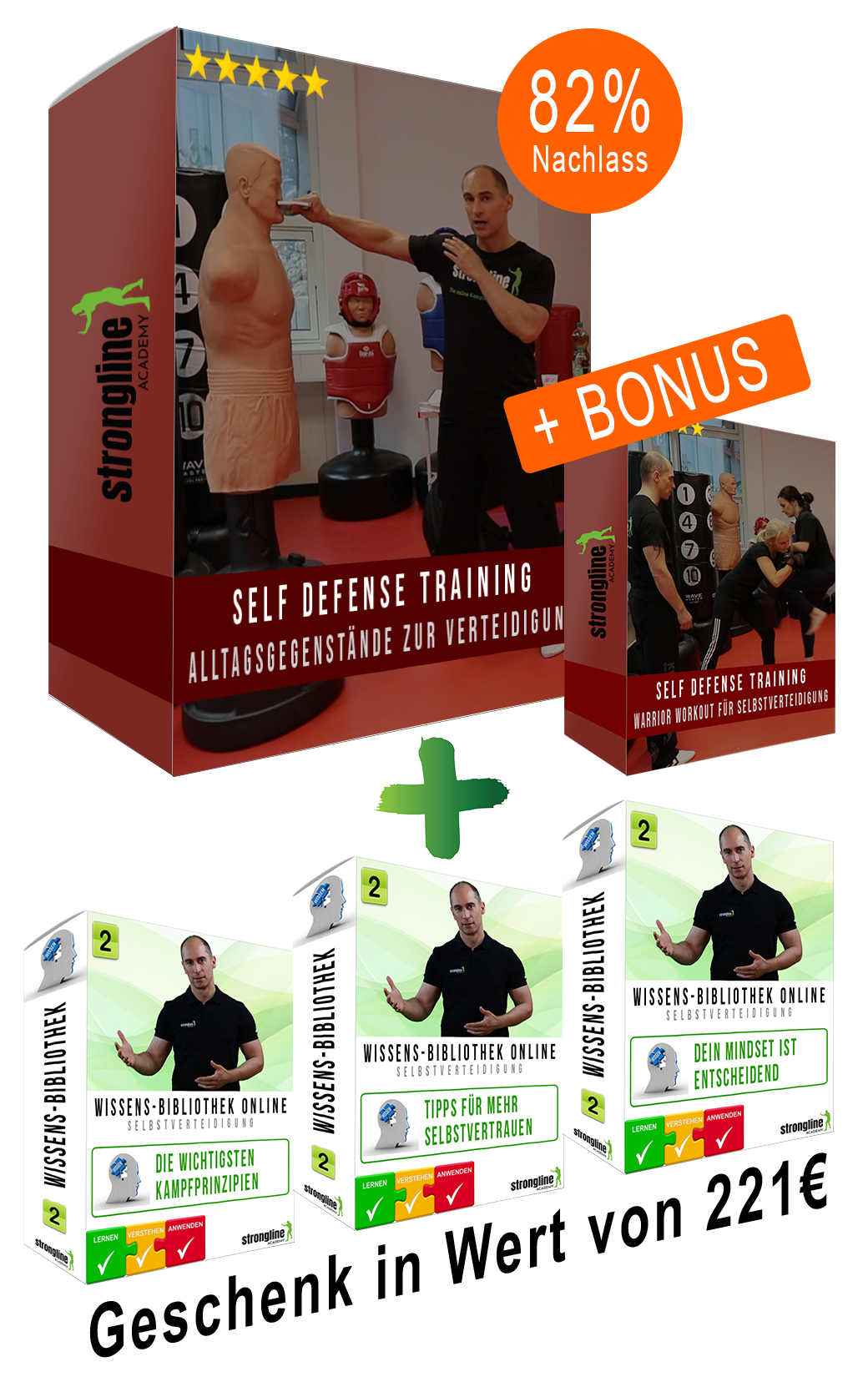 Box Alltagsgegenstände zur Verteidigung, Workout + Geschenke Box Alltagsgegenstände zur Verteidigung, Workout + Geschenke