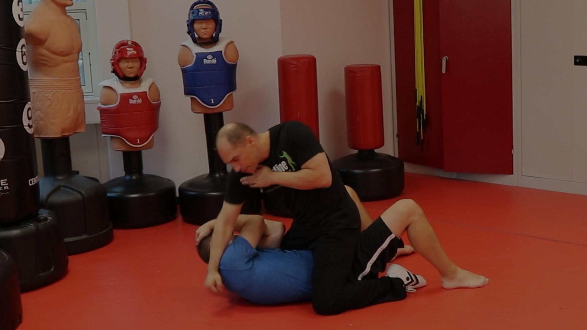 Bodenkampf, Sparring mit Partner in der Selbstverteidigung