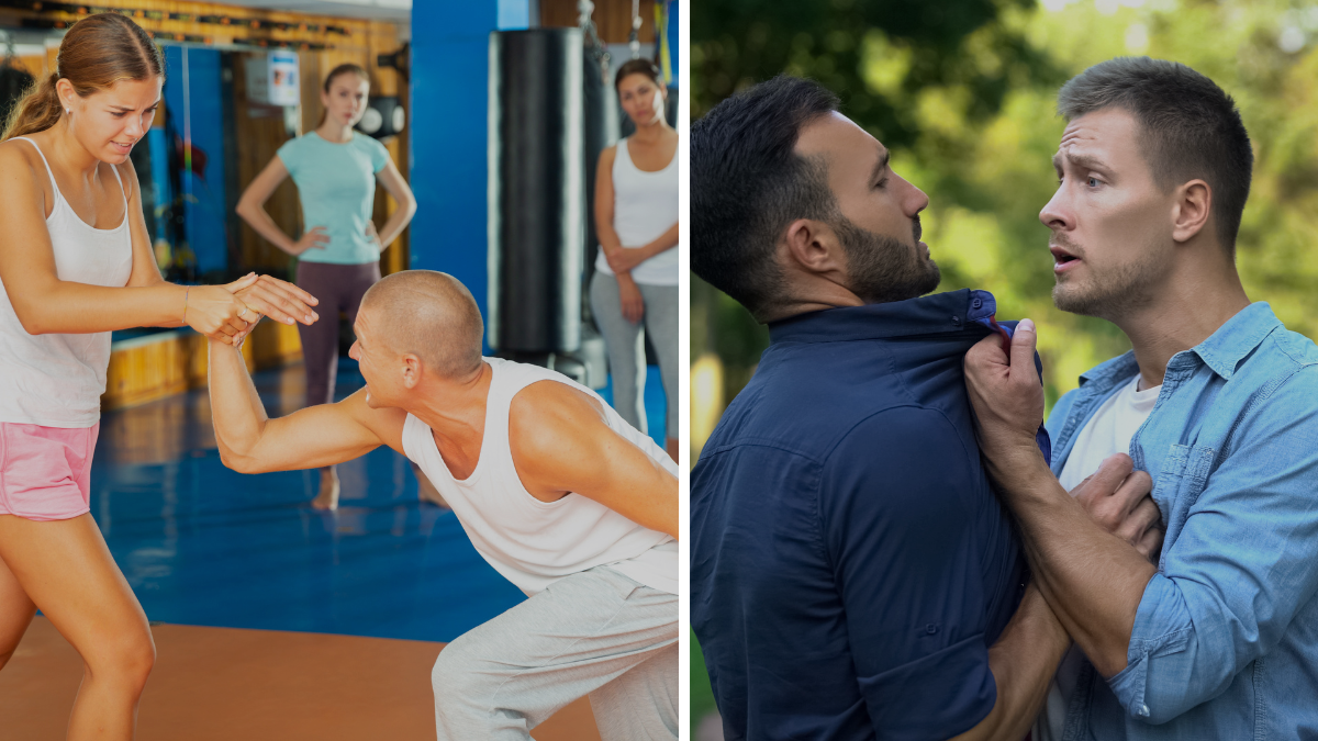 training-ist-nicht-realitaet Unterschied zwischen Selbstverteidigungstraining und Realität